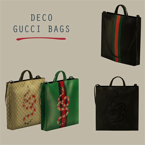 gucci bag the sims 4|sims 4 Gucci deco set.